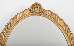Regency Period Pair of Carved & Gilt Mirrored Sconces