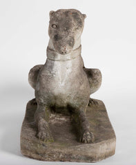 A Cast Stone Figure of a Whippet