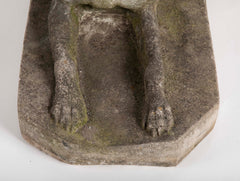 A Cast Stone Figure of a Whippet