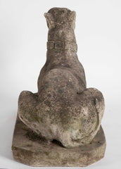 A Cast Stone Figure of a Whippet