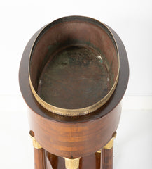 Gilt Bronze Mounted Empire Style Mahogany Jardiniere