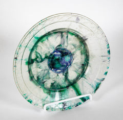 Glass Plate in Green, Blue, and Violet by Gabriel Argy-Rousseau