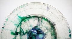 Glass Plate in Green, Blue, and Violet by Gabriel Argy-Rousseau