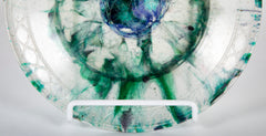 Glass Plate in Green, Blue, and Violet by Gabriel Argy-Rousseau