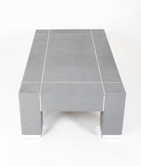 Karl Springer Style Coffee Table