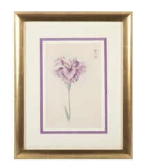 Set of Nine Japanese Hand Colored Prints of Iris