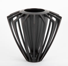 Mark Nantz Ebony Vase Titled "The Black Hole"