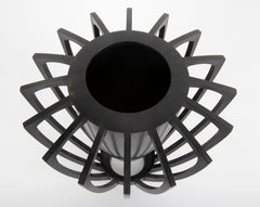 Mark Nantz Ebony Vase Titled "The Black Hole"