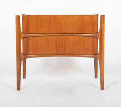 Pair of Edmund Spence Side Tables in Walnut