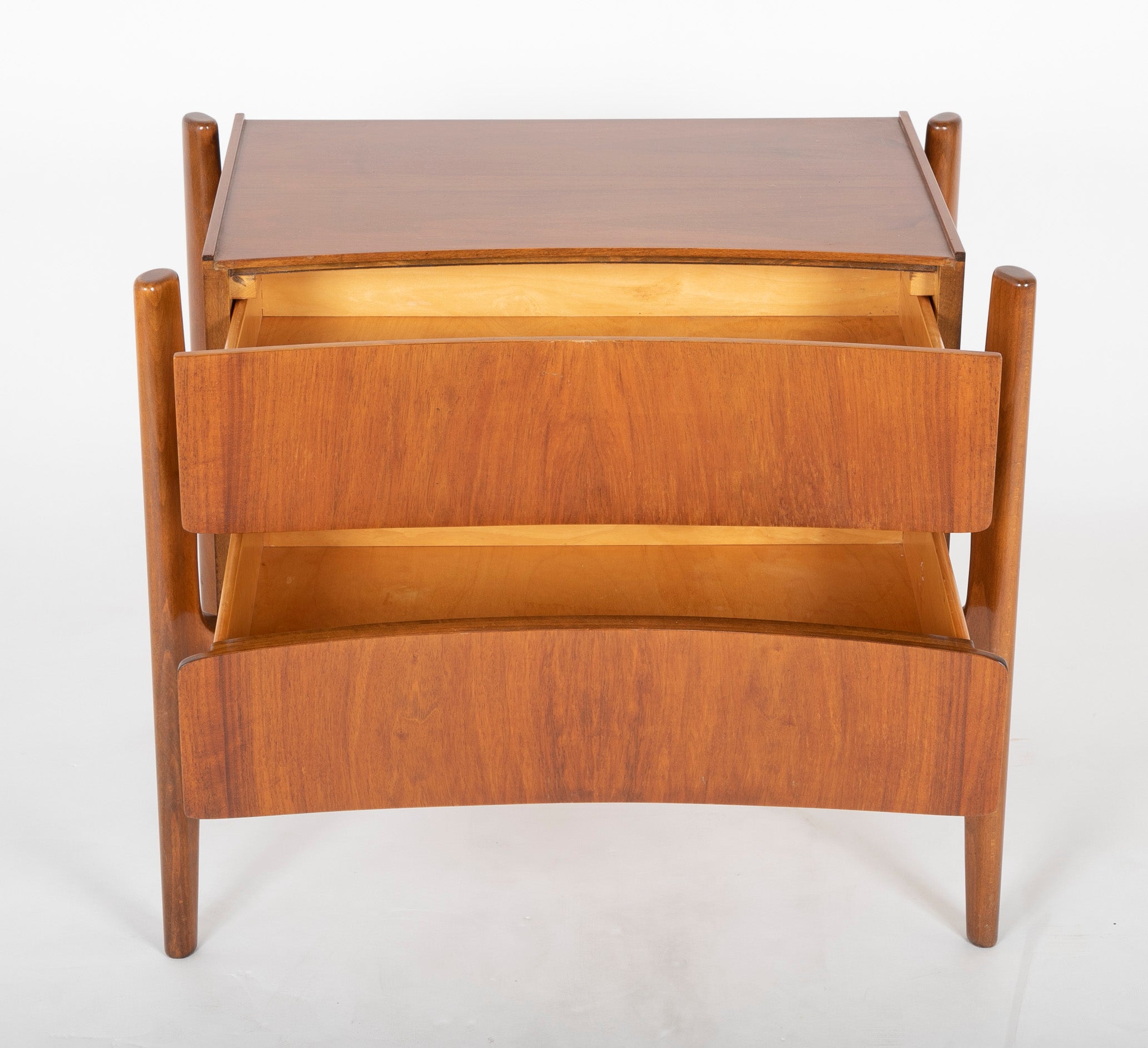 Pair of Edmund Spence Side Tables in Walnut