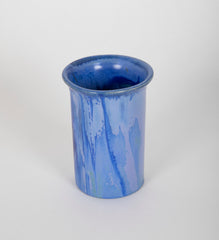 Pair of Blue Fulper Art Pottery Vases
