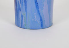 Pair of Blue Fulper Art Pottery Vases