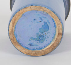 Pair of Blue Fulper Art Pottery Vases