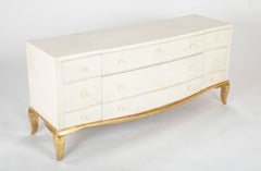 A Parchment & Lacquer Commode designed by Andre Arbus Circa 1935