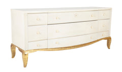 A Parchment & Lacquer Commode designed by Andre Arbus Circa 1935