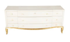 A Parchment & Lacquer Commode designed by Andre Arbus Circa 1935