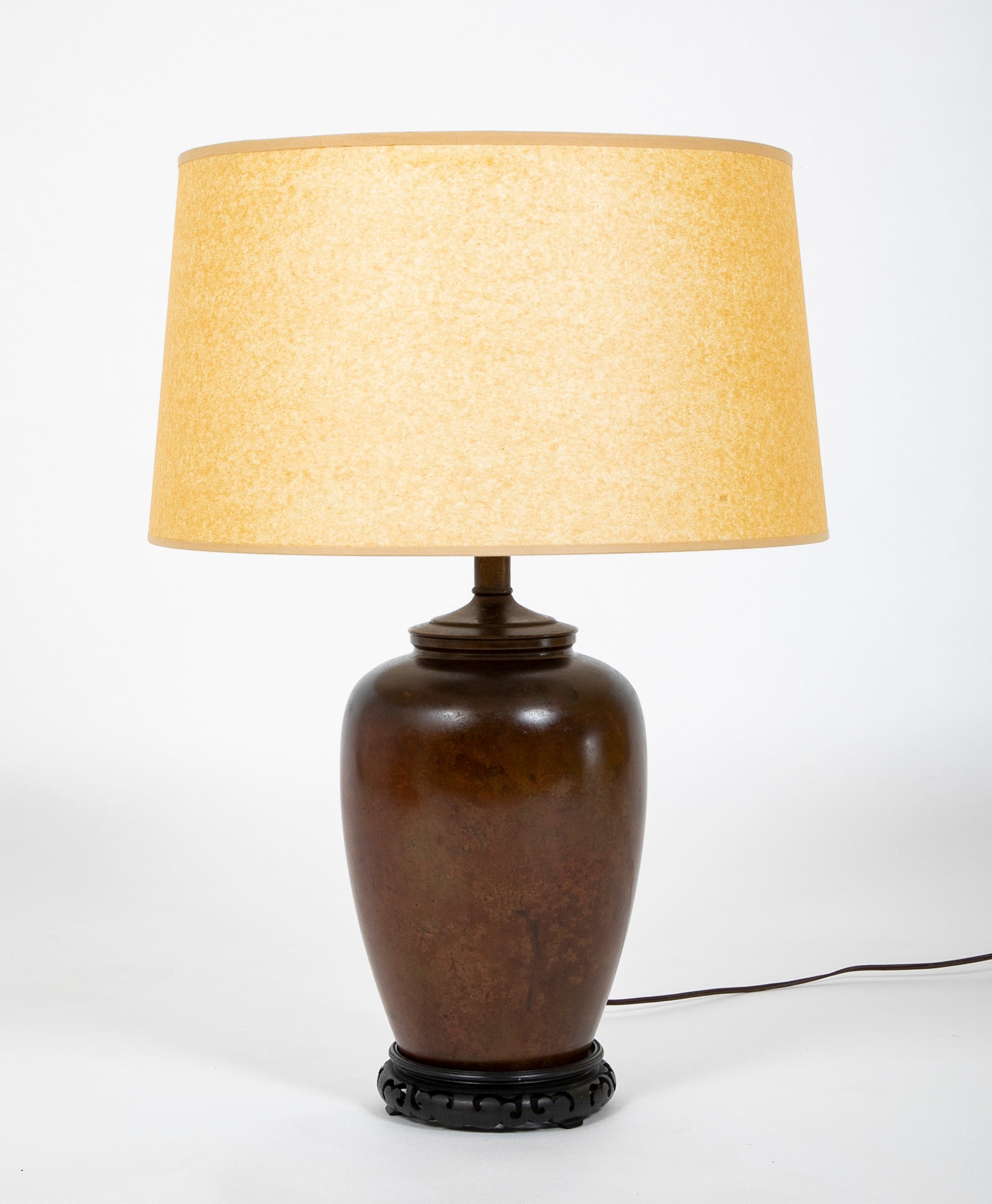 19th Century Japanese Vase Mounted as a Lamp