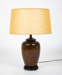19th Century Japanese Vase Mounted as a Lamp