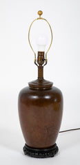 19th Century Japanese Vase Mounted as a Lamp