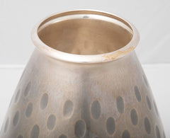 Jungin 'Pure Silver' Thumbprint Vase for Mitsukoshi