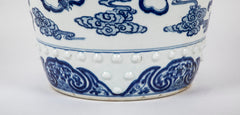 Chinese Blue & White Porcelain Garden Seat
