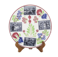 Rare Late 19th / Early 20th Century English "Rabbitware" Plate