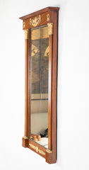 Empire Mahogany & Gilt Bronze Mounted Console with Mirror