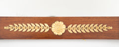 Empire Mahogany & Gilt Bronze Mounted Console with Mirror