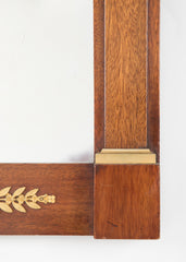 Empire Mahogany & Gilt Bronze Mounted Console with Mirror