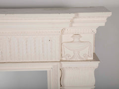 American Federal Mantle of Pine with Superb Architectural & Decorative Elements