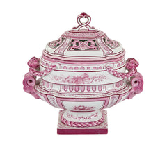 Early 19th Century French Porcelain Lidded Urn