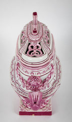 Early 19th Century French Porcelain Lidded Urn