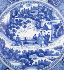 A Pair of 18th Century Delft Blue & White Chargers