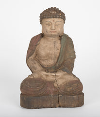 Carved Wooden Buddha
