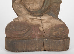 Carved Wooden Buddha