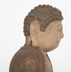 Carved Wooden Buddha