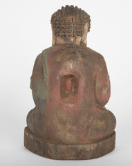 Carved Wooden Buddha