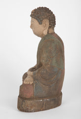 Carved Wooden Buddha