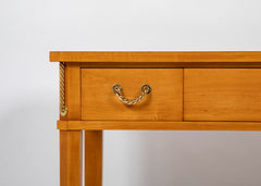 Sycamore Desk by Raphael Raffel with Rope Theme Garniture