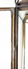 A Patinated Brass Lantern