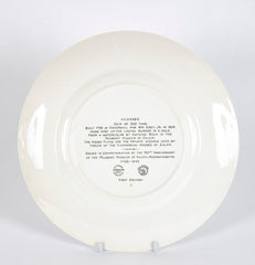 Set of 12 Wedgwood Dinner Plates Commemorating 150th Anniversary of the Peabody Essex Museum of Salem, MA