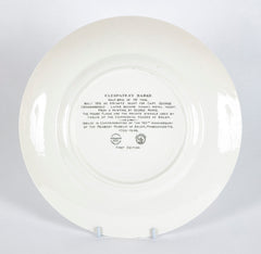 Set of 12 Wedgwood Dinner Plates Commemorating 150th Anniversary of the Peabody Essex Museum of Salem, MA