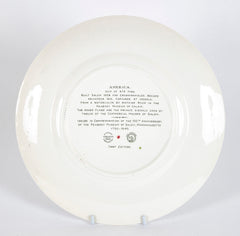Set of 12 Wedgwood Dinner Plates Commemorating 150th Anniversary of the Peabody Essex Museum of Salem, MA