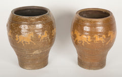 Pair of Late 19th Century Chinese Ceramic Pots