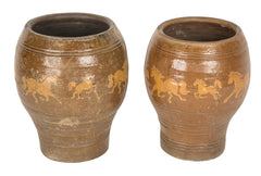 Pair of Late 19th Century Chinese Ceramic Pots