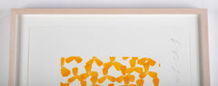 "Wallflowers" Serigraph of Flowers by Donald Sultan