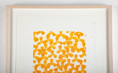 "Wallflowers" Serigraph of Flowers by Donald Sultan