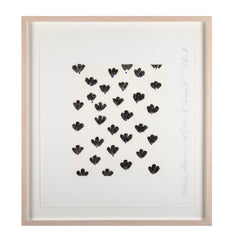 "Wallflowers" Serigraph of Flowers by Donald Sultan