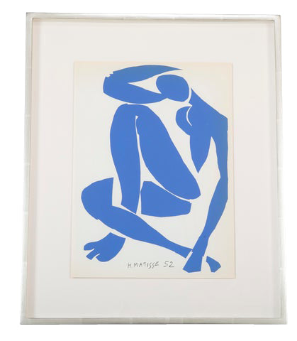 Henri Matisse Supervised Lithograph from his Original Cut Paper Maquette