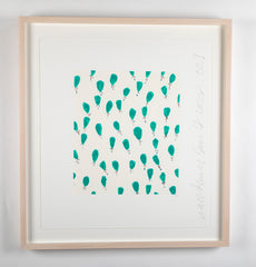 "Wallflowers" Serigraph of Flowers by Donald Sultan